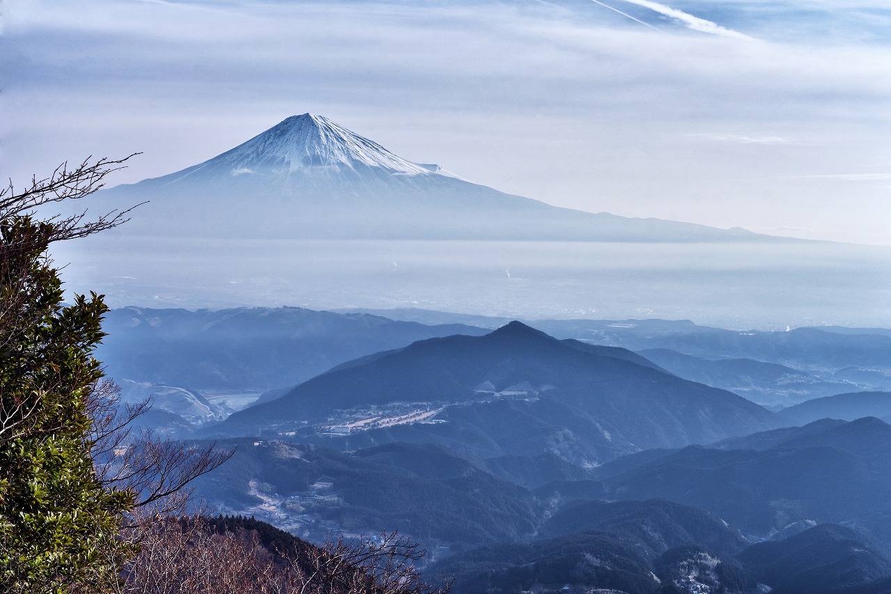 富士山と白鳥山