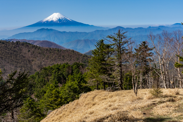 日本一名前が長い山から眺める日本一