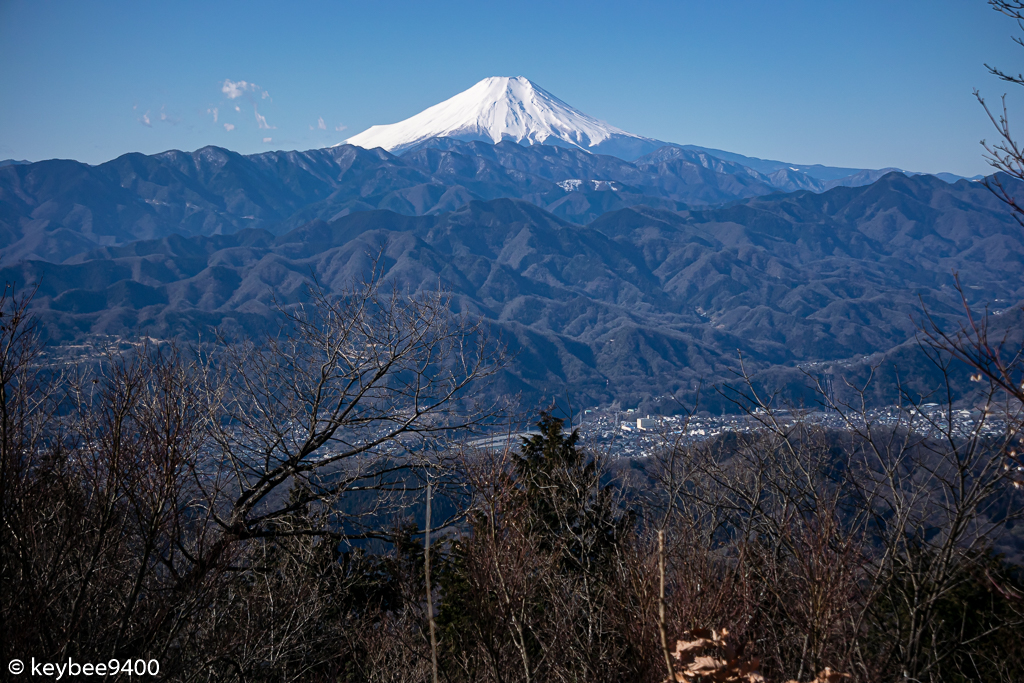 山頂手前からの富士山