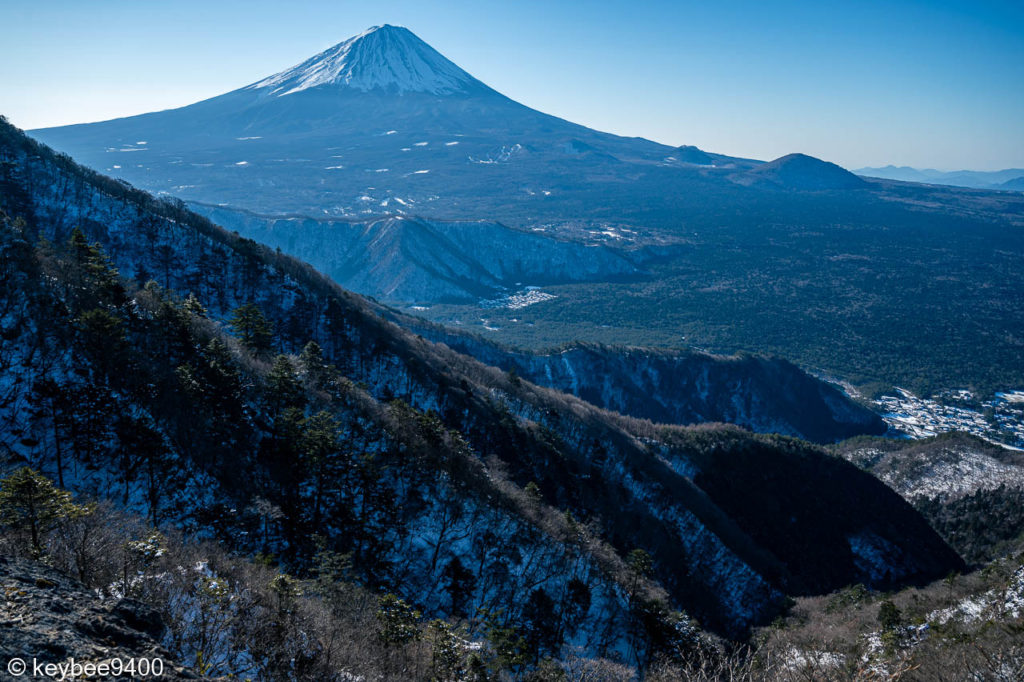 富士山と雪頭ヶ岳へ登った尾根