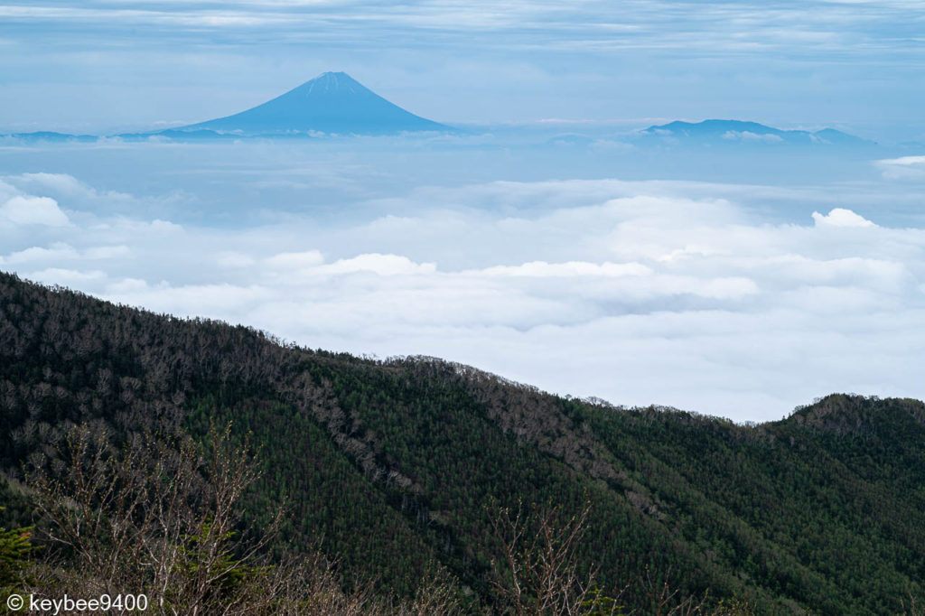 富士山と櫛形山